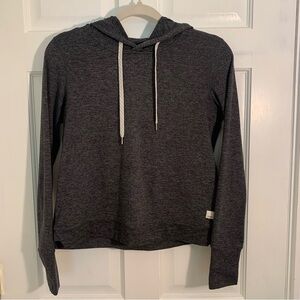 Dark Gray Hoodie with Drawstrings
